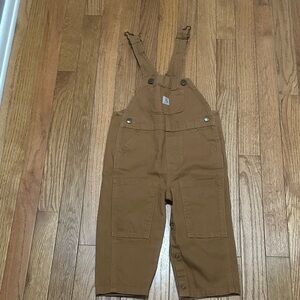Carhartt Kids Tan Overalls Size 18 months